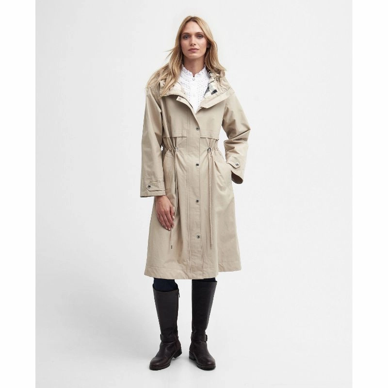Barbour Lavender Ladies Waterproof Jacket - Light Sand Best Price Today