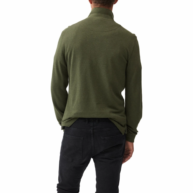 Daily Special Offer Perfect Gift Sale Rodd & Gunn Gunn Long Sleeve Mens Polo Shirt - Army