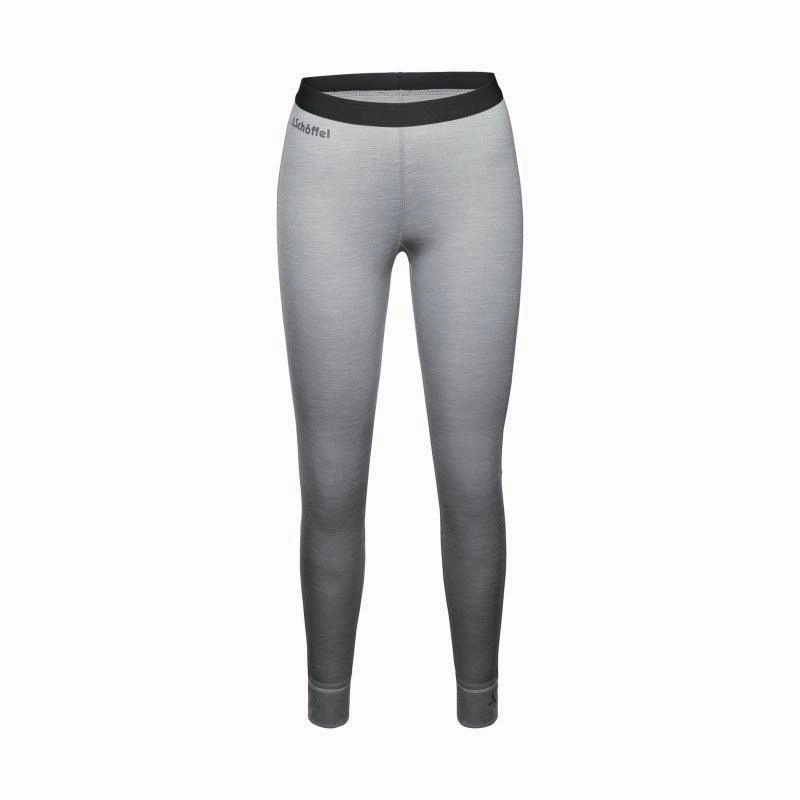 Schoffel Technical Ladies Merino Mix Base Layer Leggings - Opal Grey Save More Online Special Offer Inside