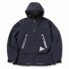 And Wander Womens Loose Fitting Rain Jacket Dark Navy Dont Miss These Savings Exclusive Hot Pick