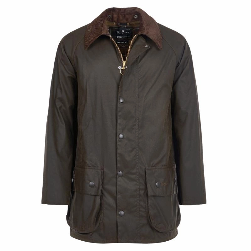 Weekend Flash Offer Barbour Classic Beaufort Mens Wax Jacket - Olive