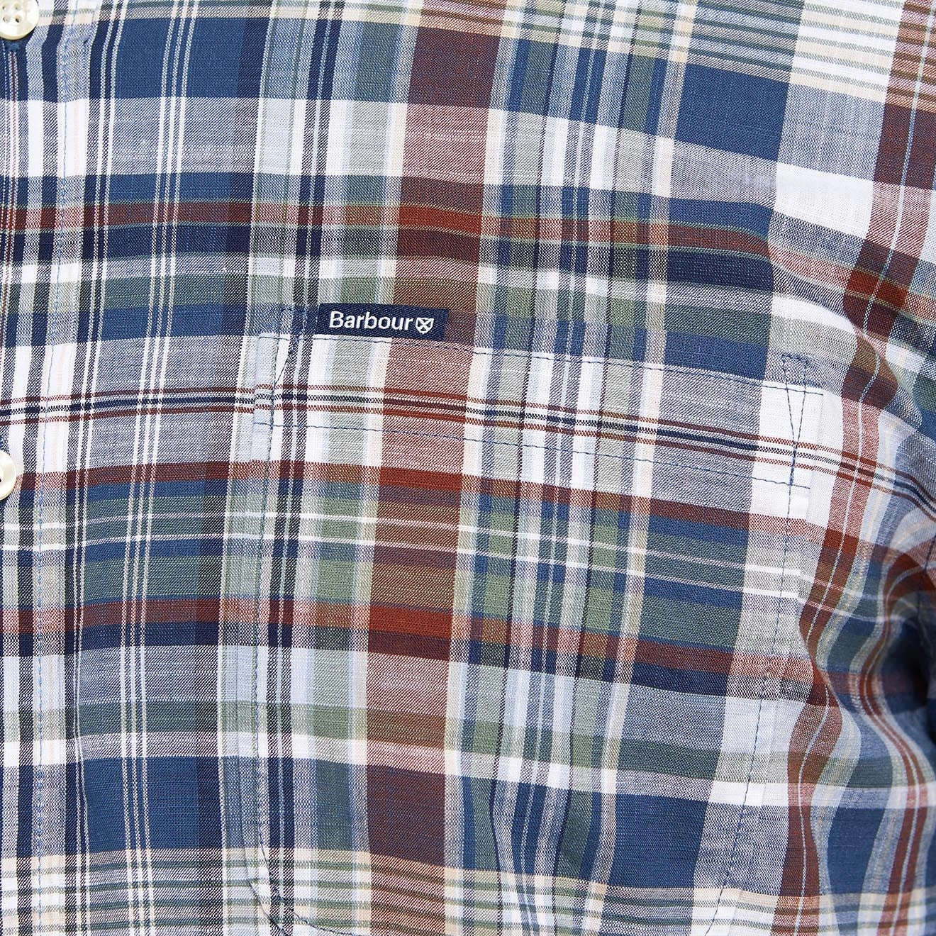 Dont Miss Big Savings Shop Grab Savings Barbour Seacove Tailored Shirt Classic Blue