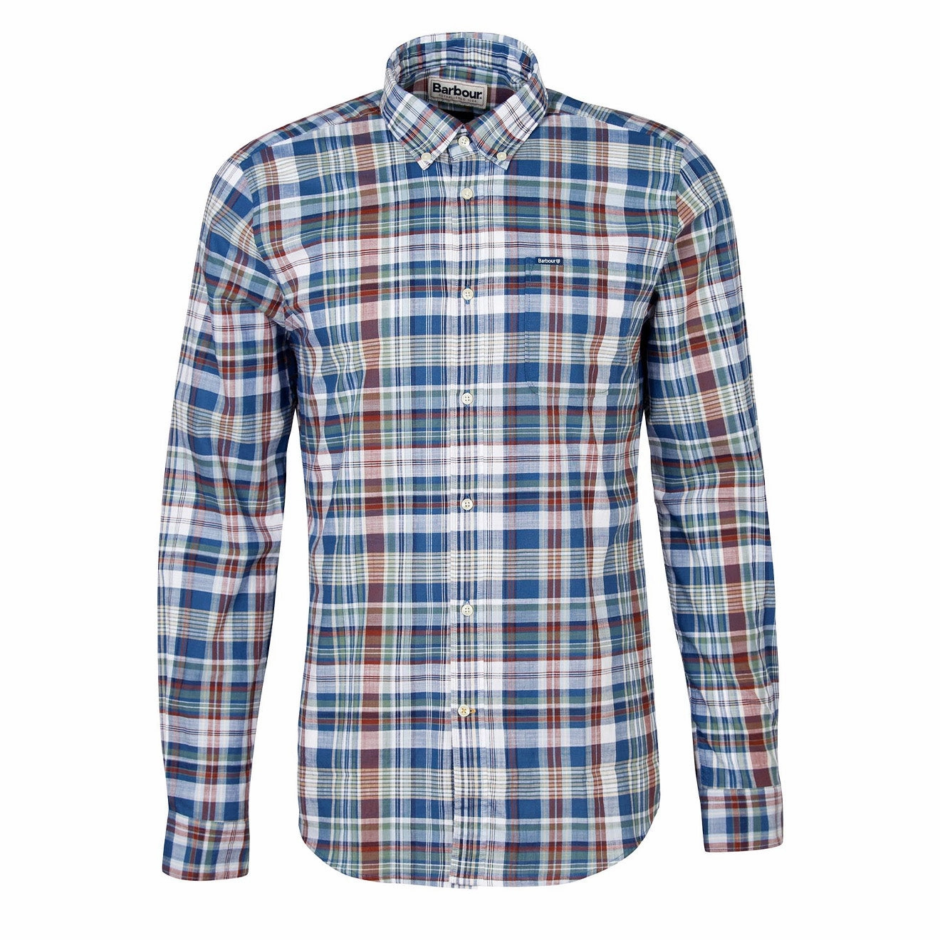 Barbour Seacove Tailored Shirt Classic Blue Hot Deals Today