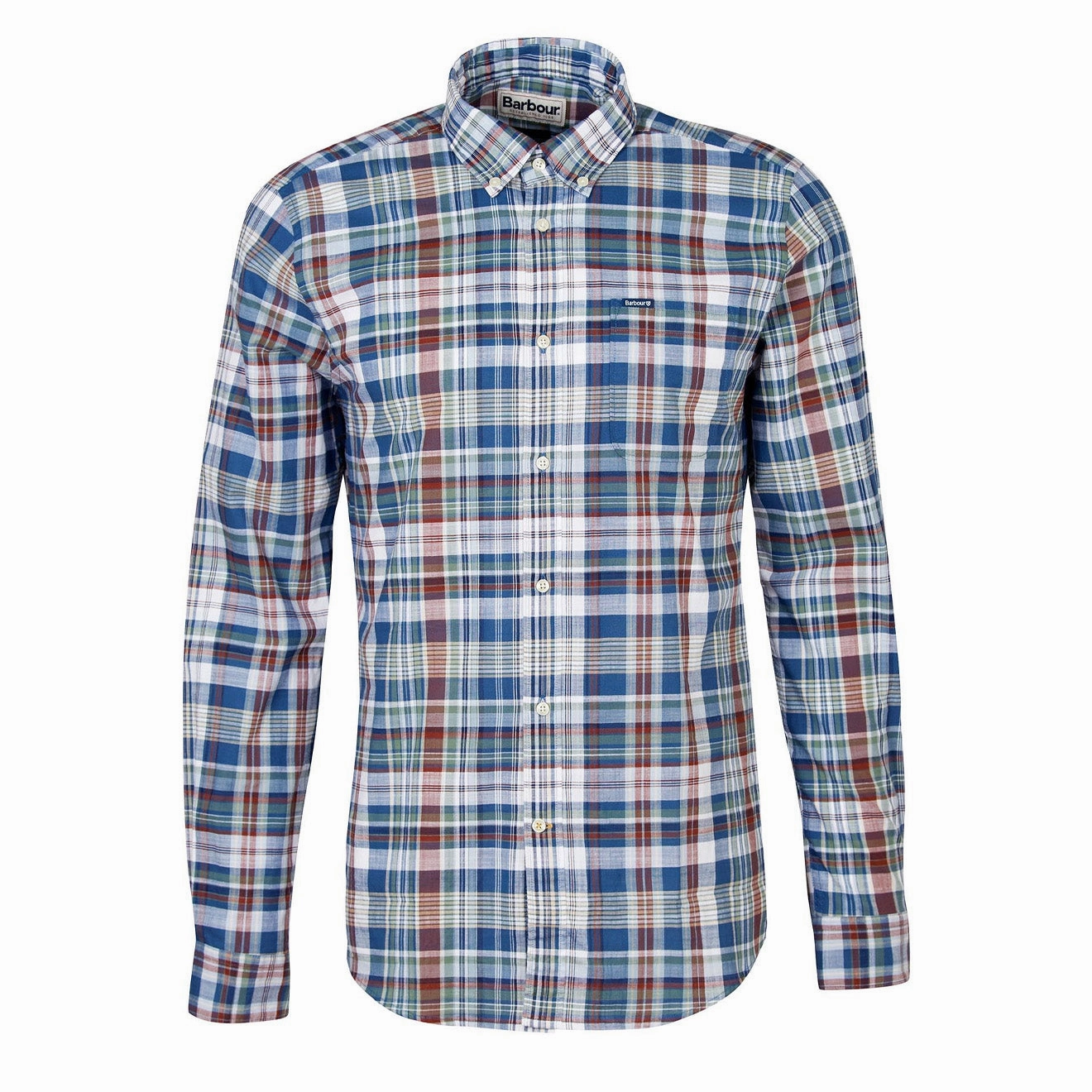 Todays Special Savings Barbour Seacove Tailored Shirt Classic Blue