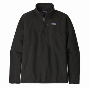 Patagonia Better Sweater 1/4 Zip Fleece Black Trending Offer Today