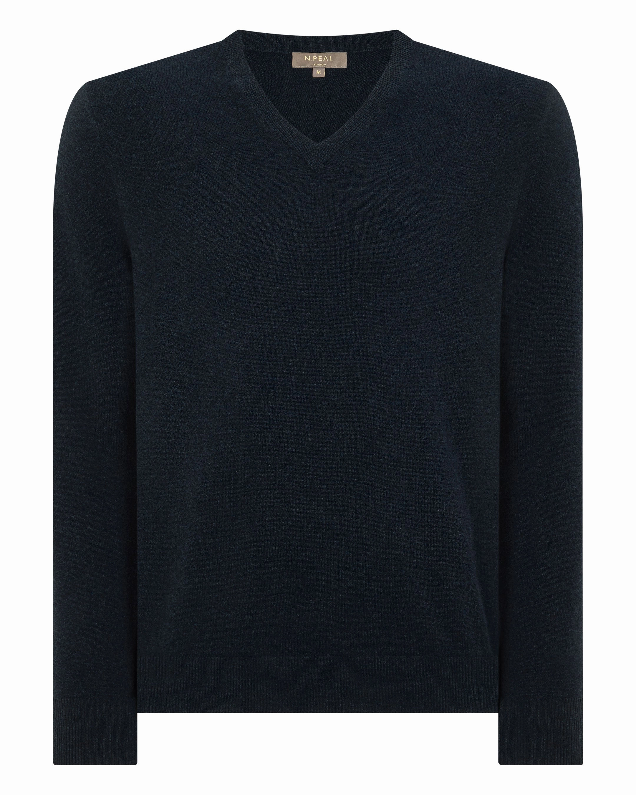 Exclusive Holiday Deal Men'S Burlington V Neck Cashmere Jumper Indigo Blue