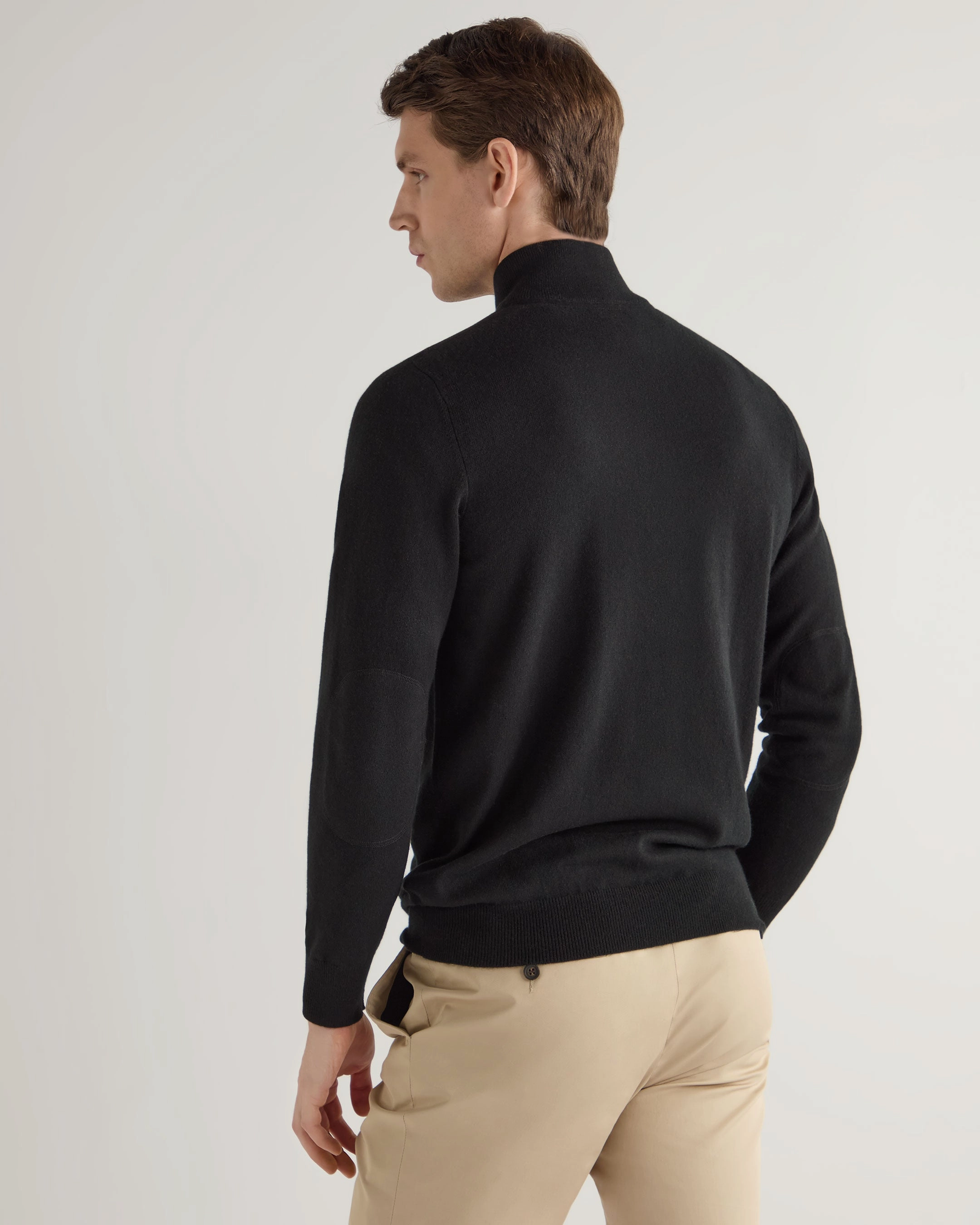 Online Exclusive Steal Steal the Deal Now Men'S Carnaby Half Zip Cashmere Jumper Black