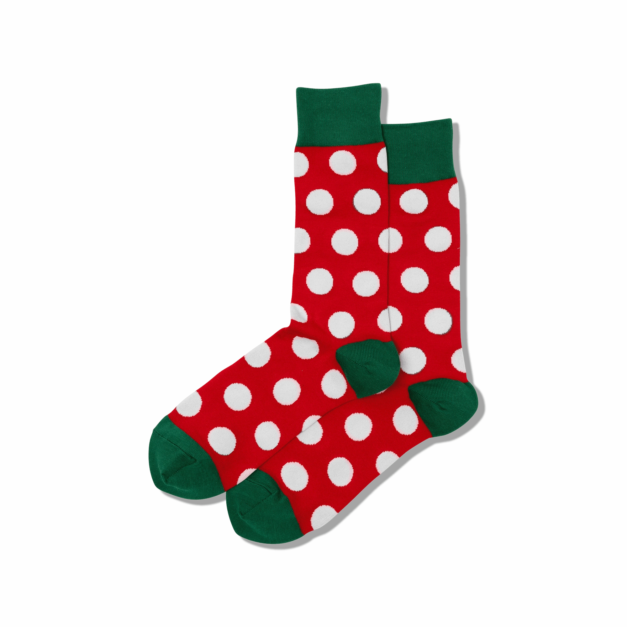 Men'S Christmas Polka Dot Crew Socks Special Surprise Sale Sweet Deal Today