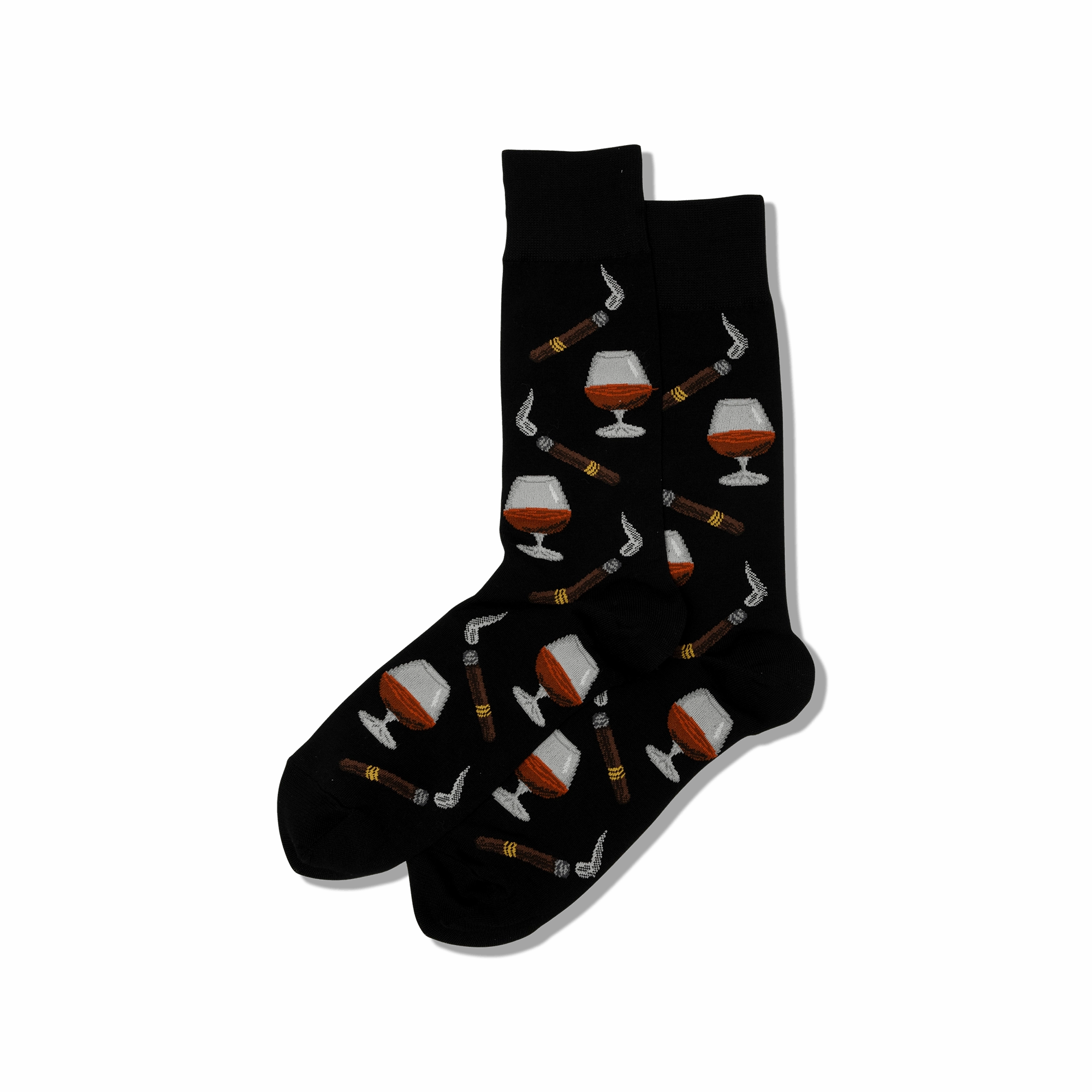 Limited Time Sale Special Offer Inside Men'S Cognac And Cigars Socks