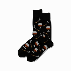 Limited Time Sale Special Offer Inside Men'S Cognac And Cigars Socks