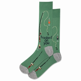 Men'S Hooked On You Crew Sock Unmissable Deal Today MustHave Deal