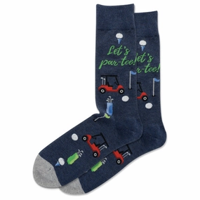 Men'S Let'S Par-Tee Crew Socks Limited Stock Offer Shop the Savings