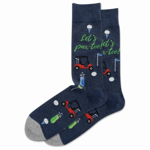 Men'S Let'S Par-Tee Crew Socks Limited Stock Offer Shop the Savings