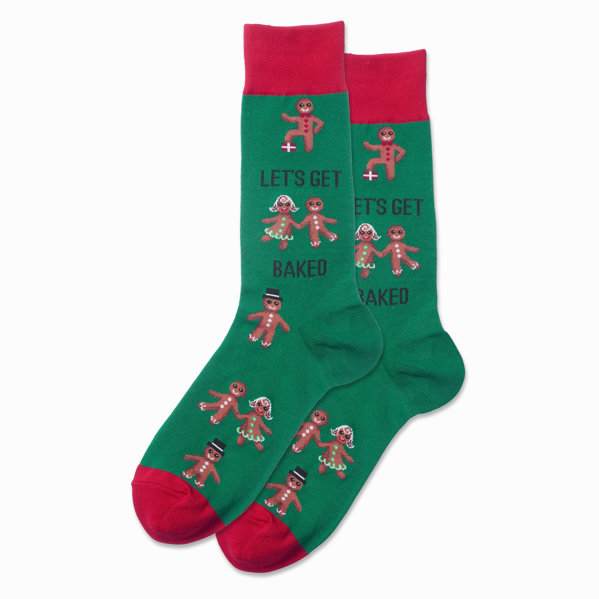 Men'S Lets Get Baked Crew Socks Limited Time Discount Limited Stock Alert