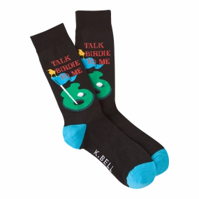 Online Deal Frenzy Instant Hot Deal Men'S Talk Birdie To Me Crew Socks