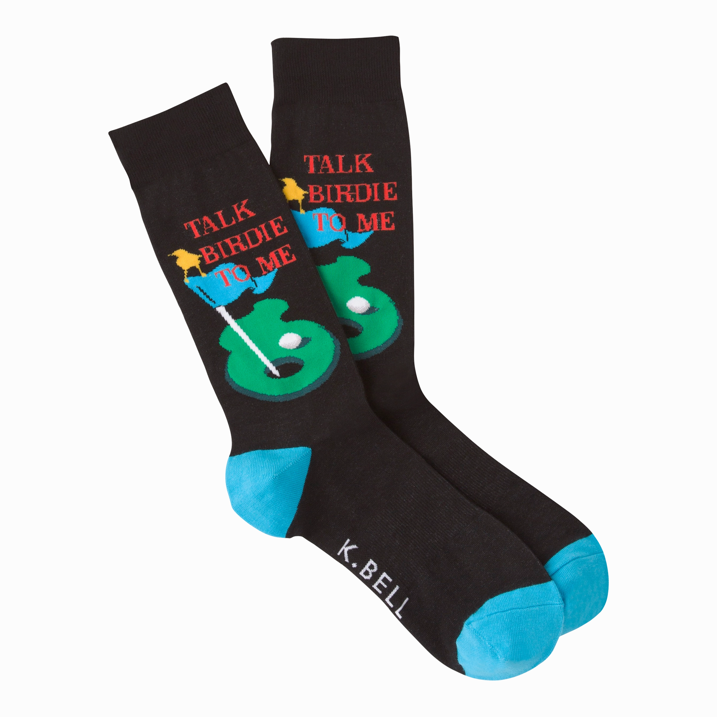 Online Deal Frenzy Instant Hot Deal Men'S Talk Birdie To Me Crew Socks