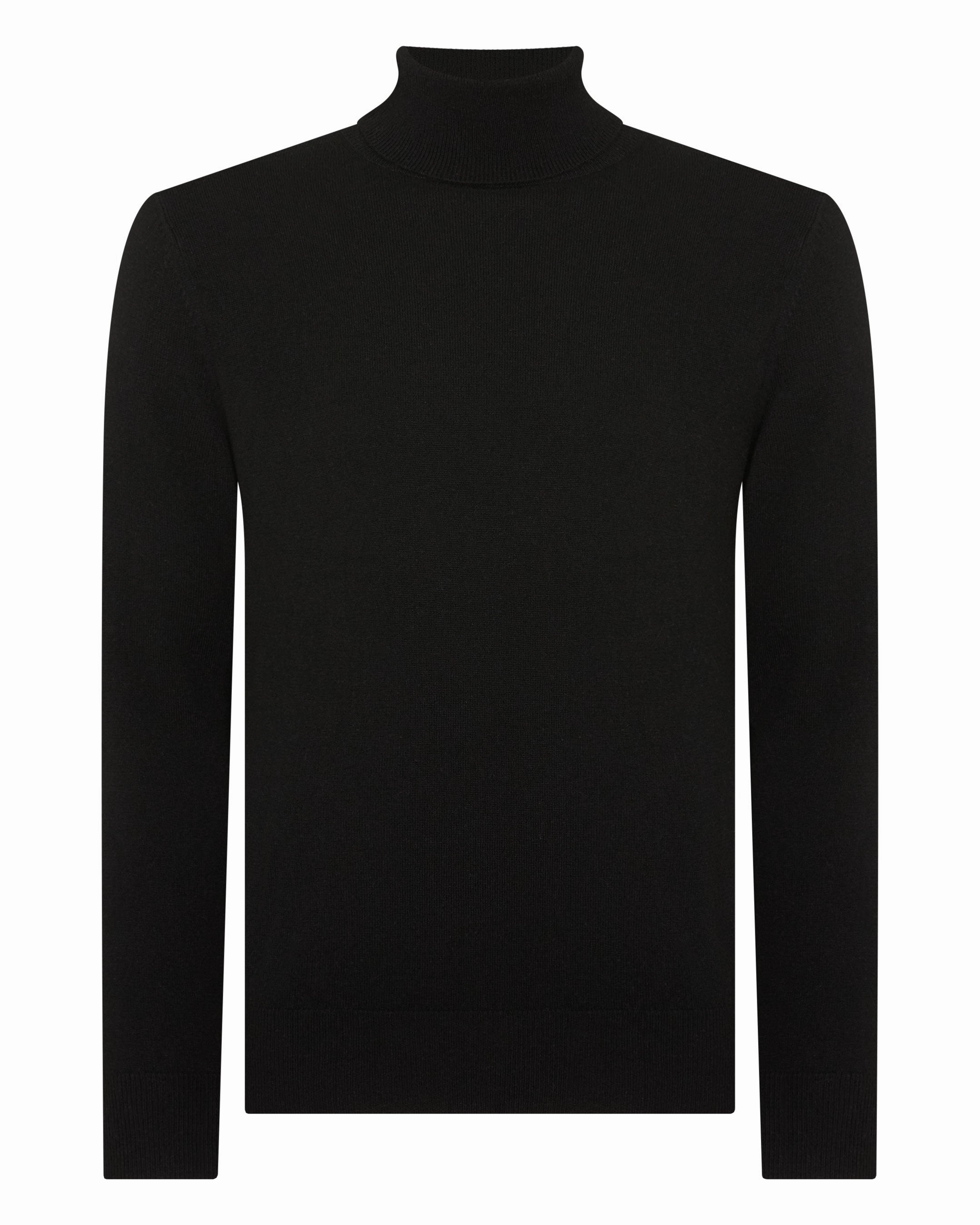 Flash Sale Alert Men'S Trafalgar Roll Neck Cashmere Jumper Black