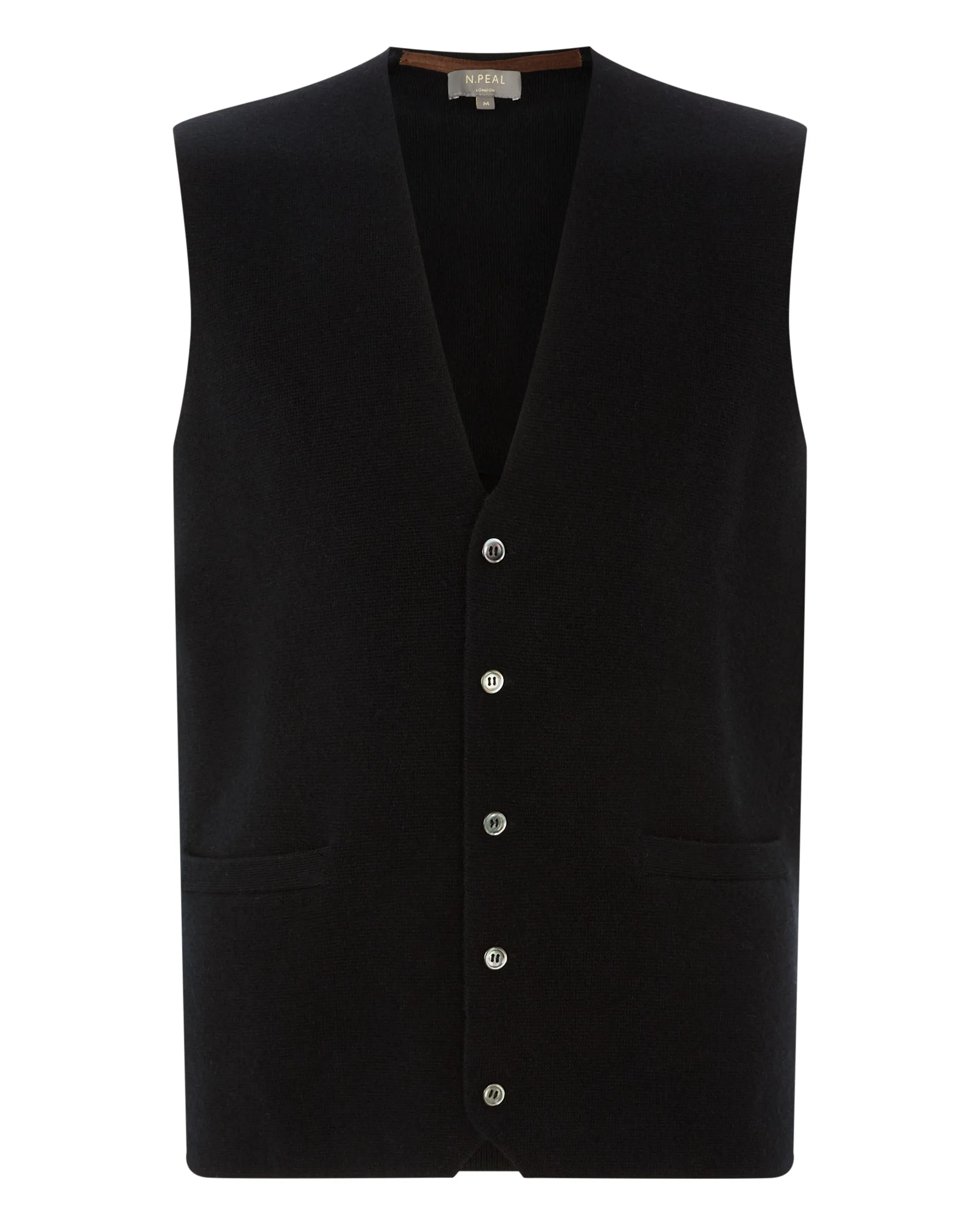 Gift Ideas Galore Men'S Chelsea Cashmere Waistcoat Black