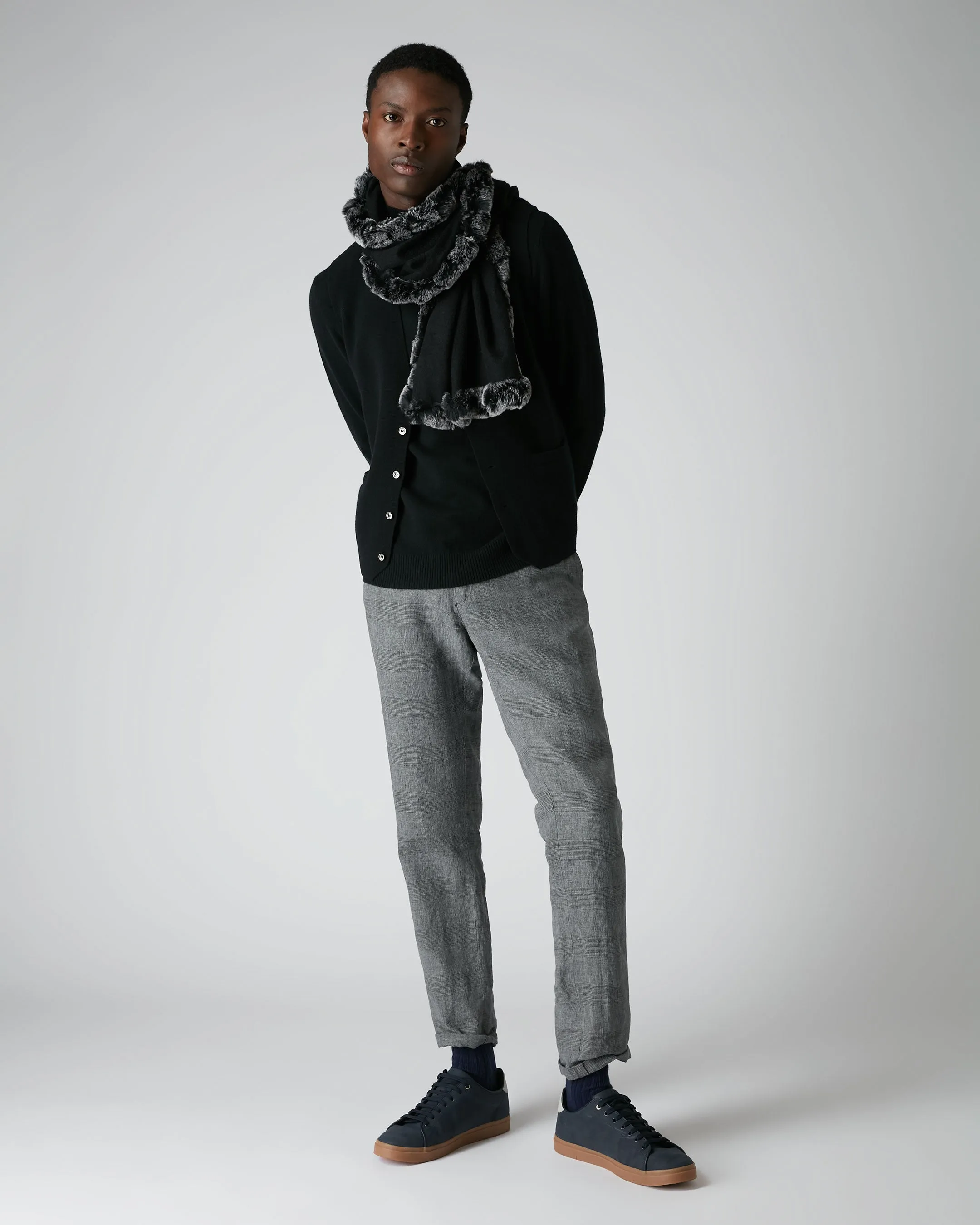 Men'S Chelsea Cashmere Waistcoat Black Limited Stock Deals Trending Offer Today