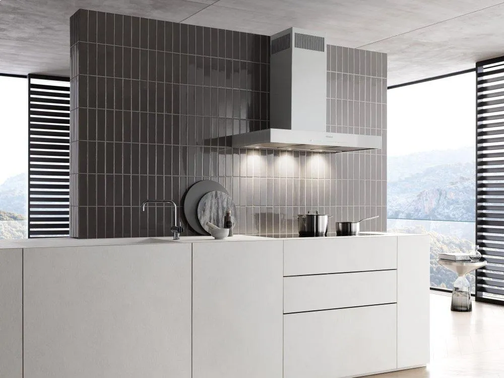 Miele DA6698WPURISTICEDITION6000BRILLIANTWHITE Wall Ventilation Hood With Energy-Efficient Led Lighting And Touch Controls For Simple Operation.