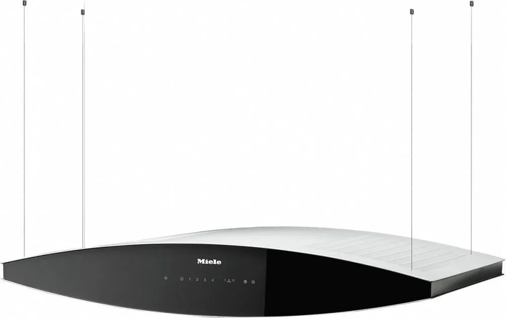 Miele DA7000D Da 7000 D Aura Am Island DCor Hood With Dimmable Halogen Lighting And Touch Controls For Convenient Operation.