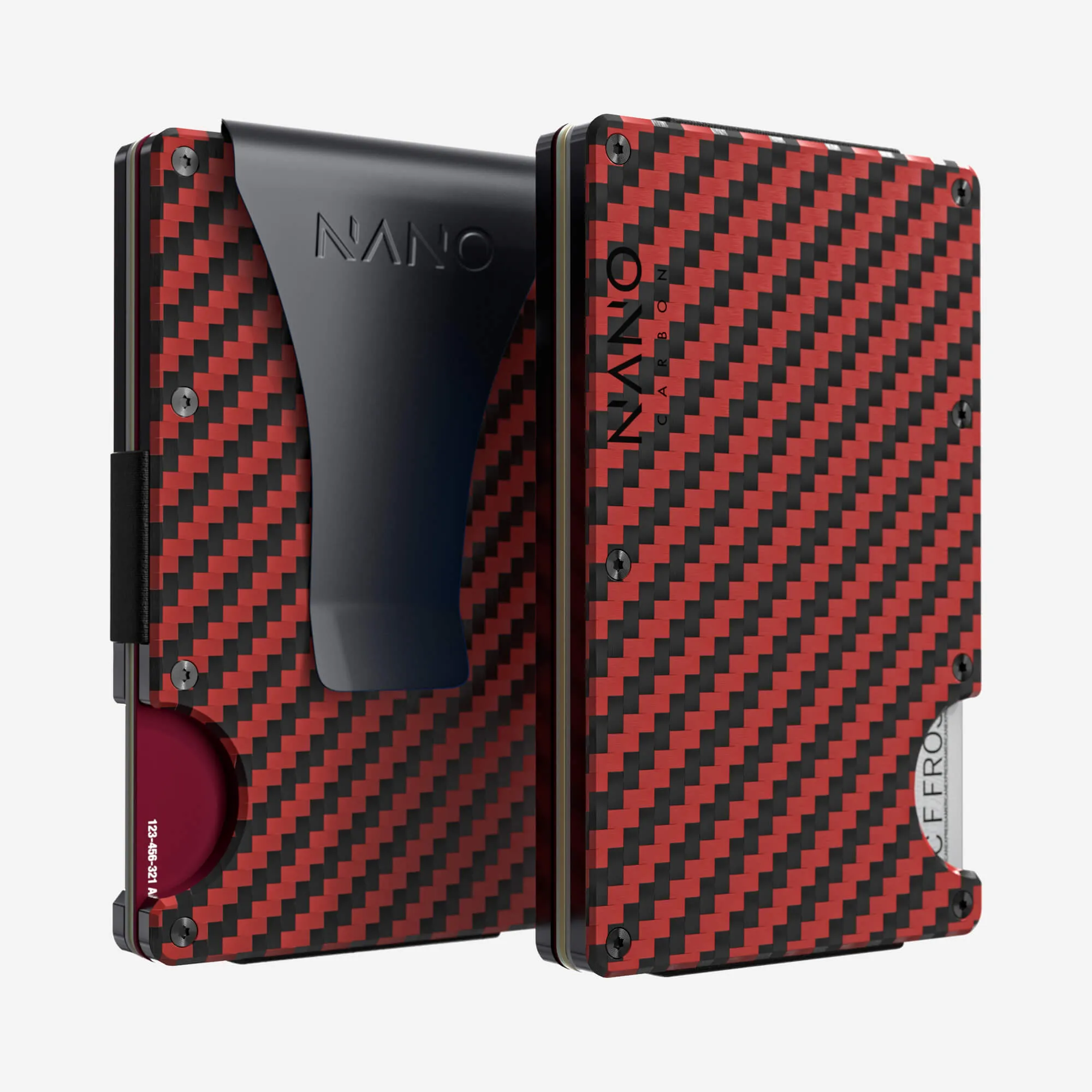 Money Clip Wallet (Diablo Red/Stealth Black) Online Exclusive Savings Shop Save Big