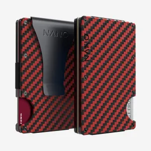 Money Clip Wallet (Diablo Red/Stealth Black) Online Exclusive Savings Shop Save Big