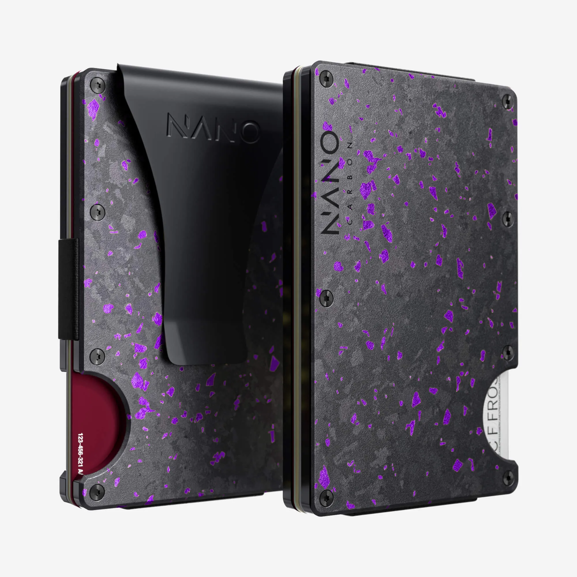 Money Clip Wallet (Nero/Viola) Shop Now Save