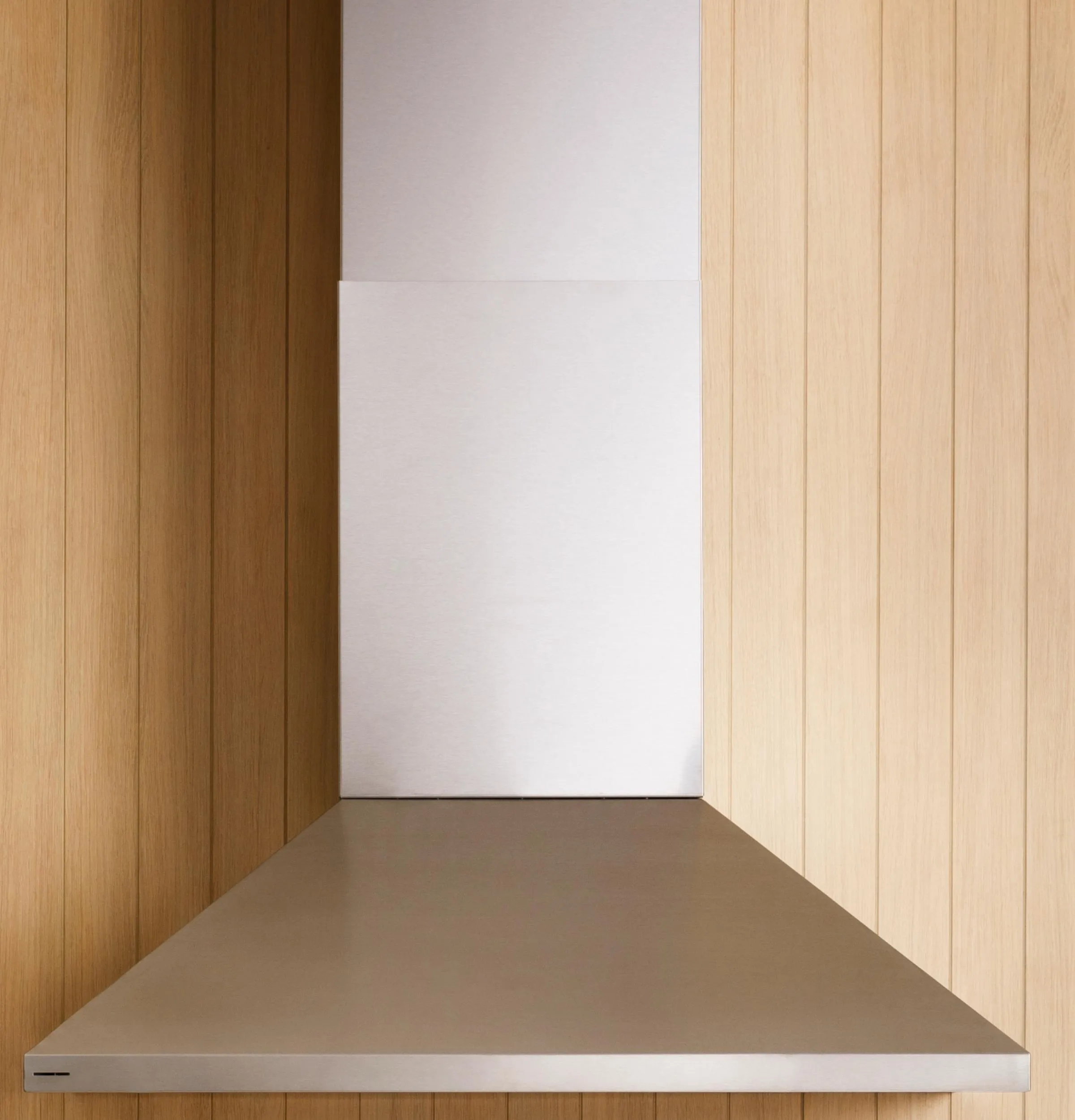 Monogram ZVIS481SRSS Monogram 48" Island Pyramid Chimney Vent Hood With Air Quality Sensors BLOWER SOLD SEPARATELY