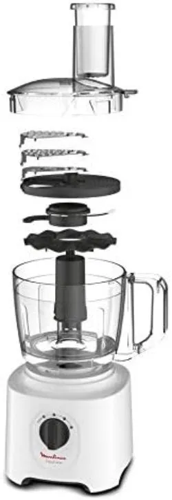 Moulinex Easy Force Food Processor, 25Functions, 800Watts, White