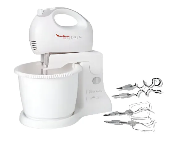 Moulinex Power Mix Mixer, Bowl 2.4Lit, 500Watts, White