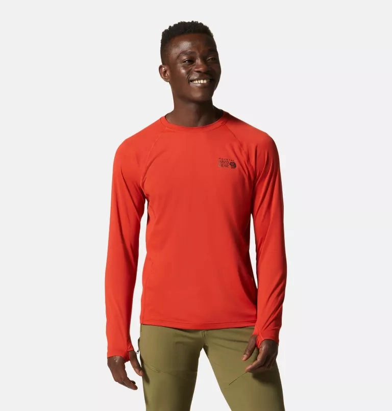 Save Big Online Hot Sale Frenzy Mountain Hardwear Men'S Crater Lake Long Sleeve Crew Shirt