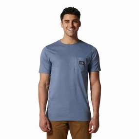 Mountain Hardwear Men'S Mhw Logo Label Short Sleeve Pocket T-Shirt Special Online Offer Limited Stock Hot Deal