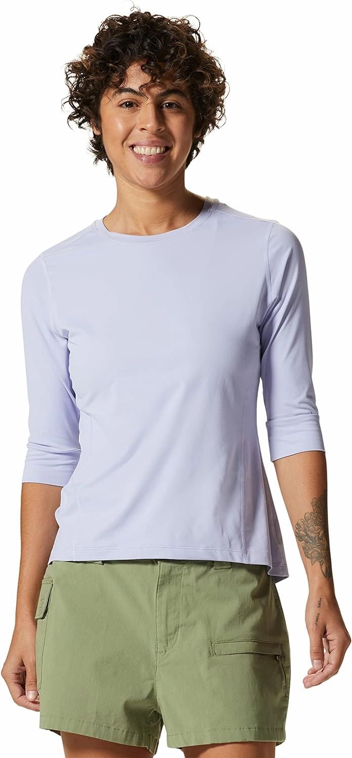 Price Drop Today Best Deal Today Mountain Hardwear Women'S Crater Lake 3/4 Crew T-Shirt