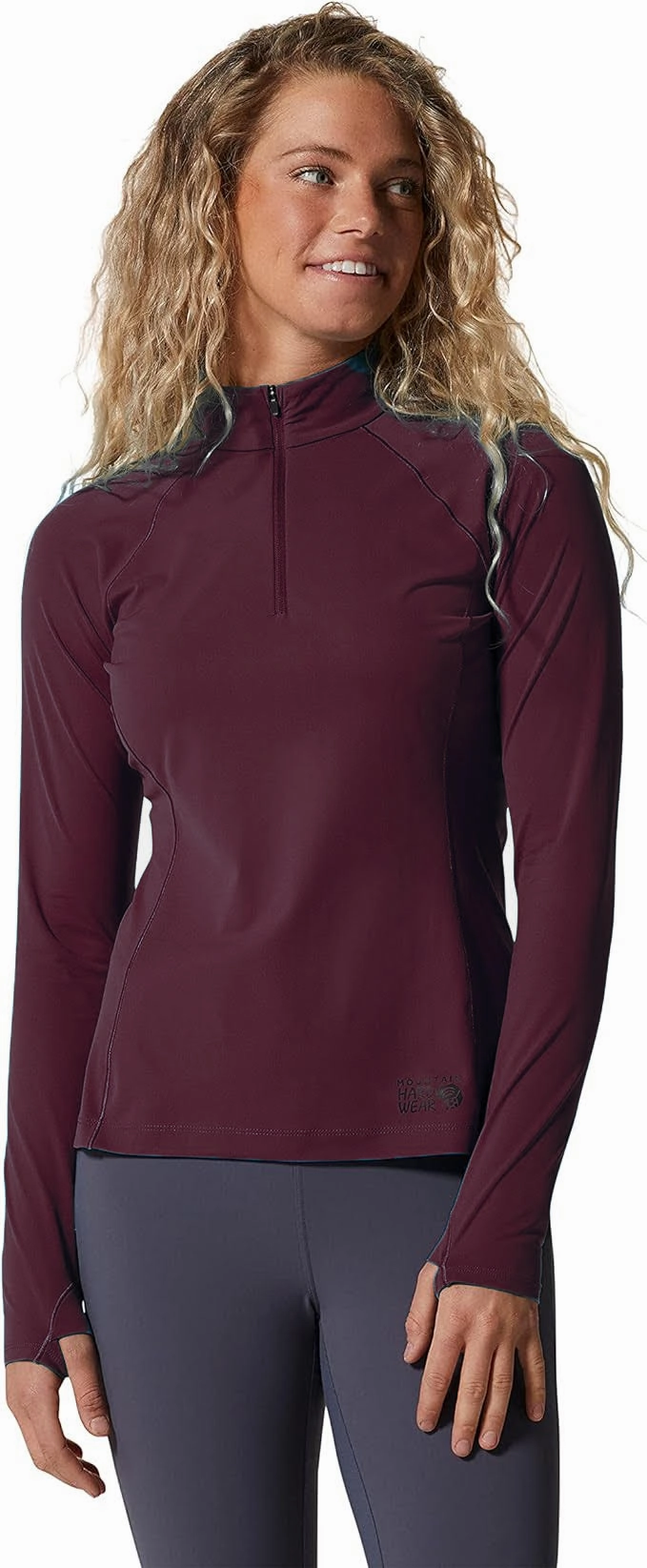 Shop Hot Deals Trending Now Offer Mountain Hardwear Women'S Mountain Stretch Half Zip Top