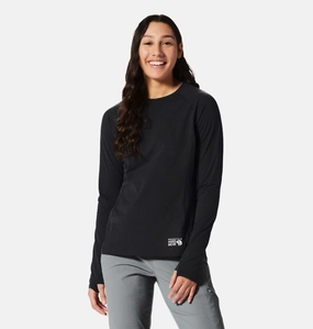 Todays Trending Deals Hot Deal Alert Mountain Hardwear Women'S Mountain Stretch Long Sleeve Crew Shirt