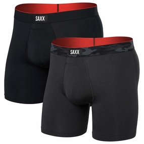 Grab Your Savings Hot Deal Alert Multi-Sport Mesh Boxer Brief Fly 2 Pack
