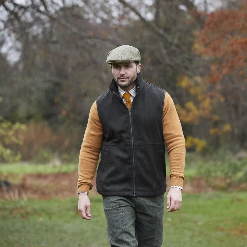 Instant Hot Deal Hot Offer Inside Alan Paine Berwick Mens Wool Gilet - Dark Olive