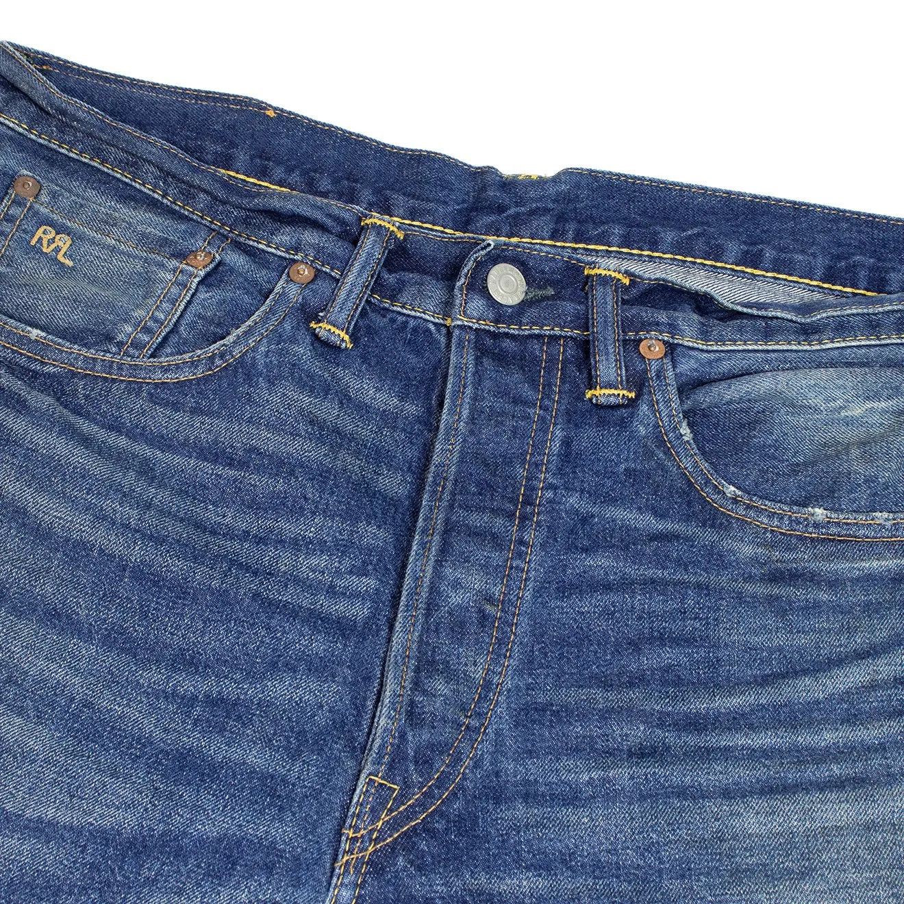 Instant Savings Deal Rrl By Ralph Lauren Vintage Selvedge 5 Pocket Denim Blue