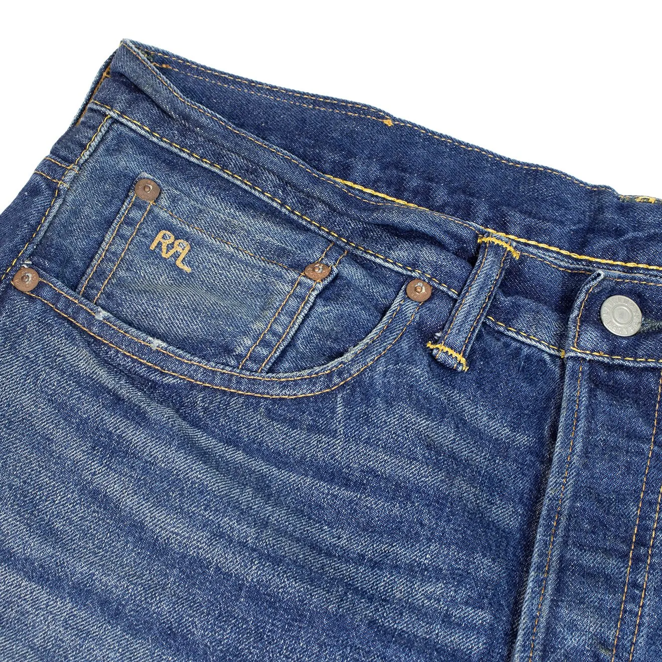 Special Price Today Rrl By Ralph Lauren Vintage Selvedge 5 Pocket Denim Blue