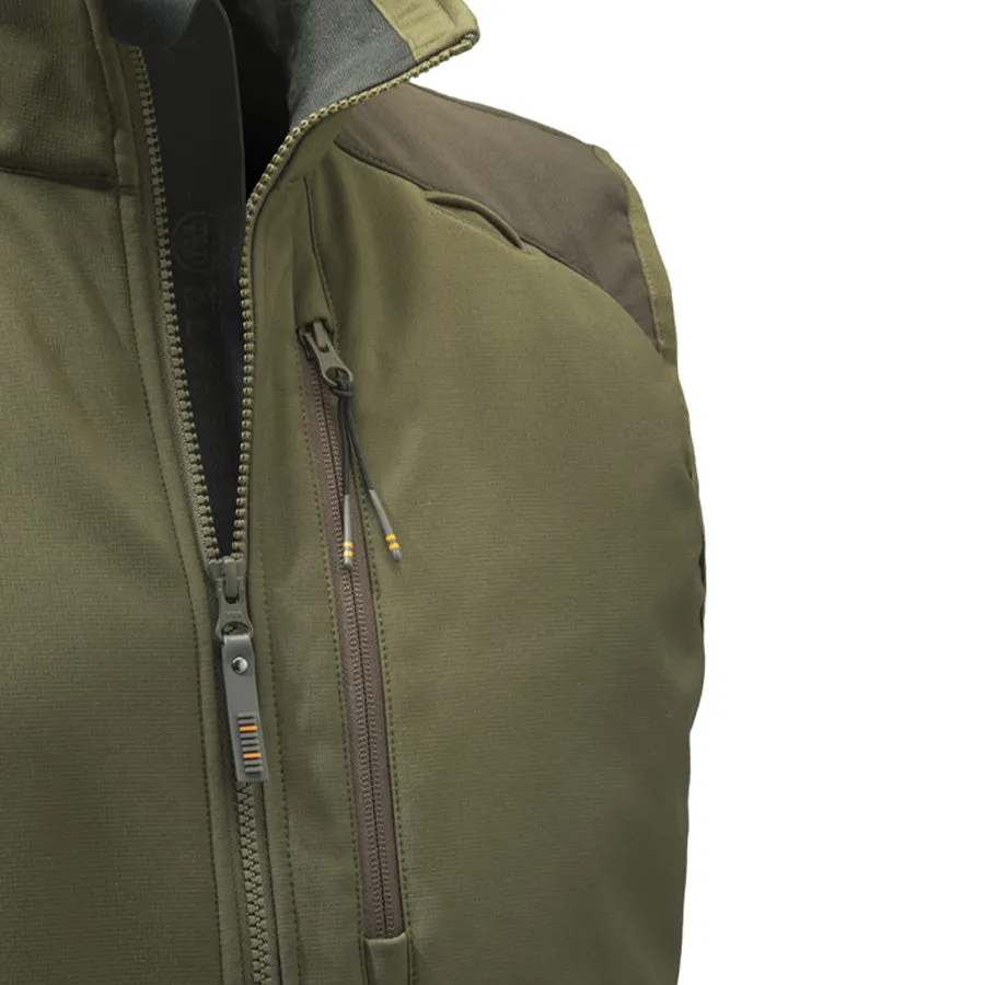 Hot Picks Today Beretta Butte Softshell Vest Moss / Brown Bark