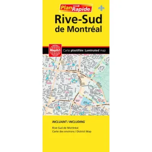 MustHave Deals Rive-Sud De Montral Laminated Map