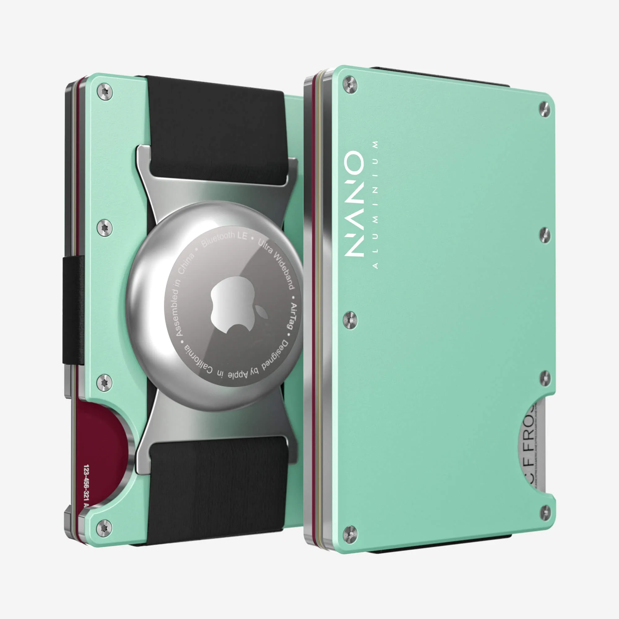 Price Slash Today Dont Miss Todays Deal Airtag Cash Strap Wallet (Orchard Mint)