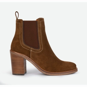 Penelope Chilvers Paloma Rociera Suede Ladies Ankle Boot - Peat Instant Deal Today