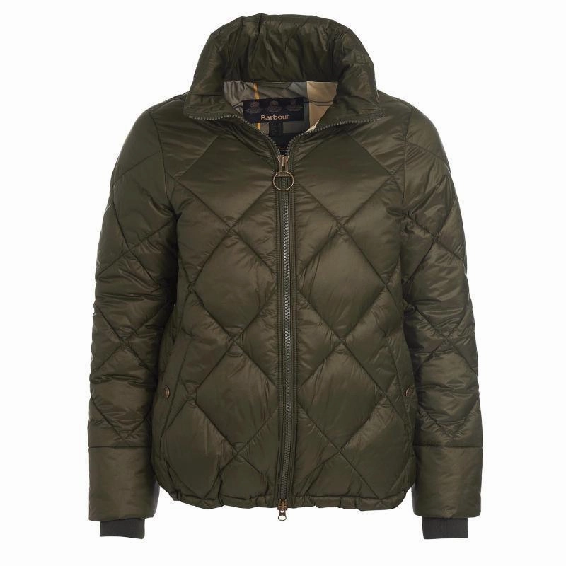 Dont Miss Todays Deal Todays Mega Savings Barbour Alness Ladies Quilted Jacket - Sage/Ancient