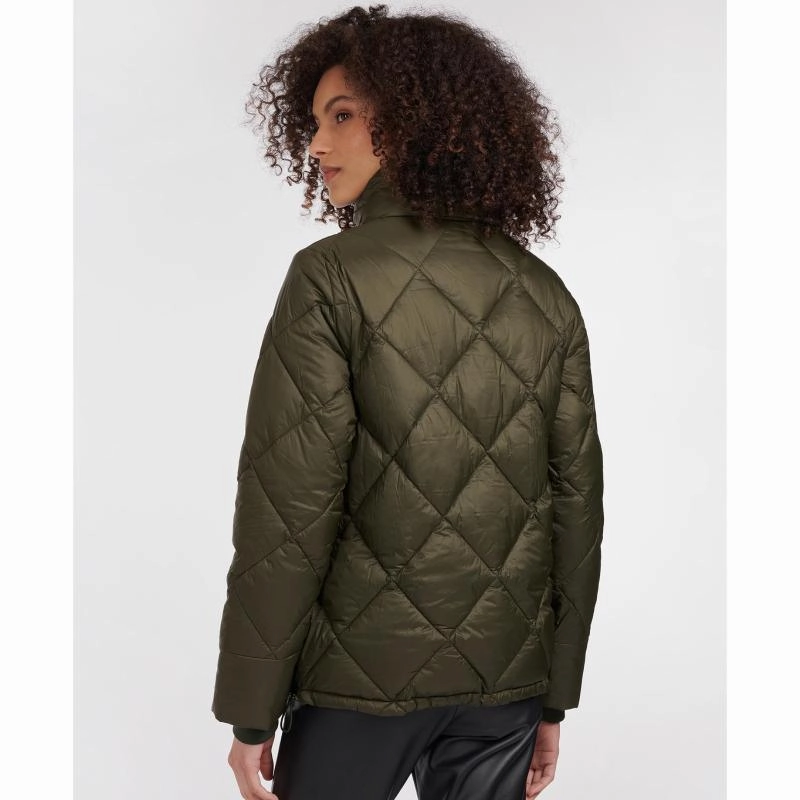 Save More Now Barbour Alness Ladies Quilted Jacket - Sage/Ancient