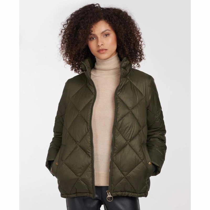 Barbour Alness Ladies Quilted Jacket - Sage/Ancient Surprise Offer Now Clearance Event Today