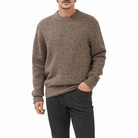 Instant Savings Inside Rodd & Gunn Cox Road Mens Merino Alpaca Jumper - Gravel