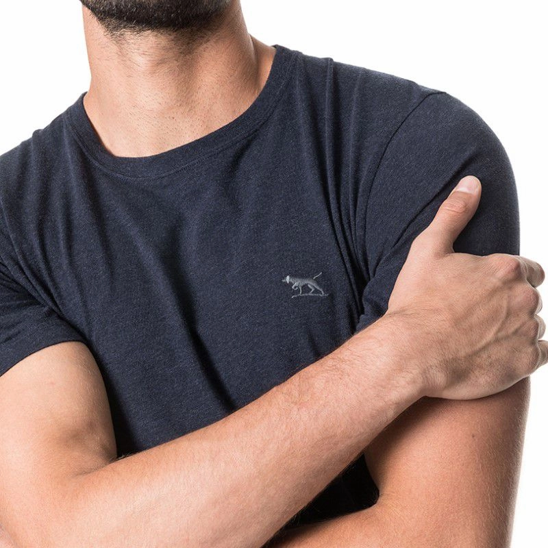 Rodd & Gunn Gunn Mens T-Shirt - Navy Todays Hot Savings Shop Grab Now