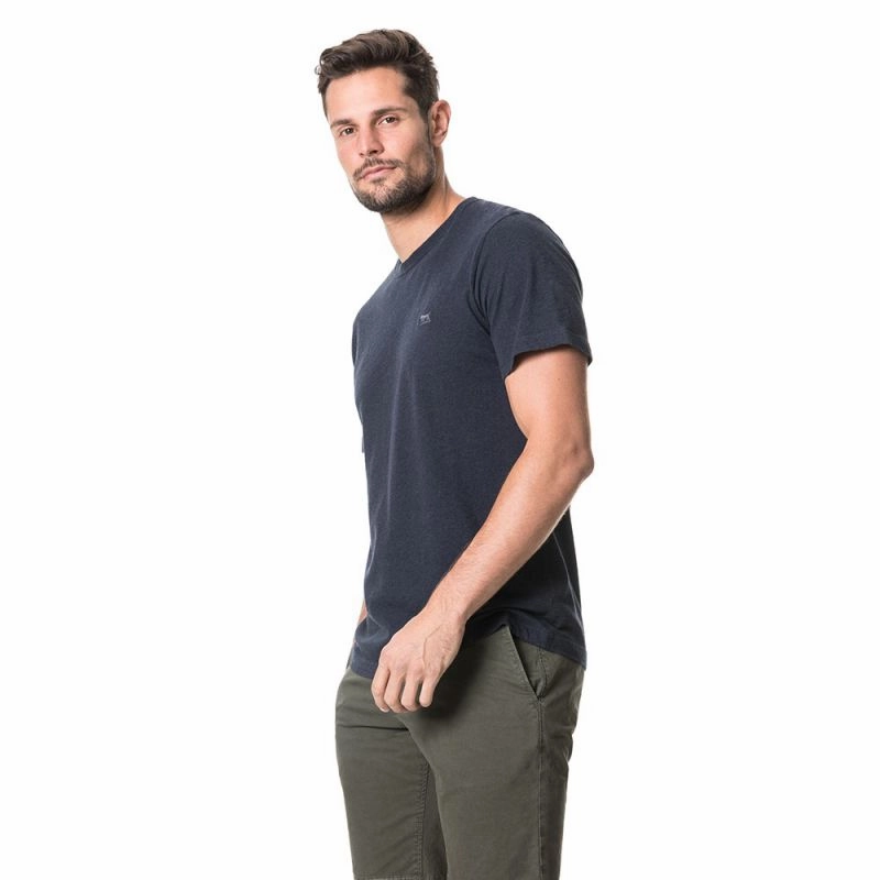 Rodd & Gunn Gunn Mens T-Shirt - Navy Limited Offer Alert Sweet Deal Inside